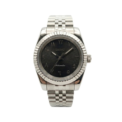 Seiko Datejust Black Textured Arabic Dial