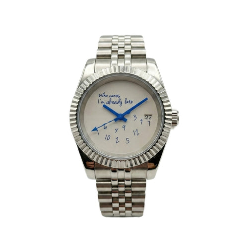 Seiko Datejust Who Cares I'm Already Late