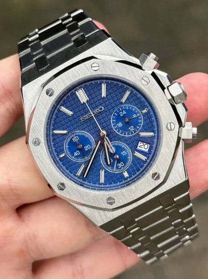 Seiko Royal Oak Blue Chronograph