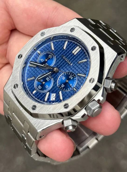 Seiko Royal Oak Blue Chronograph