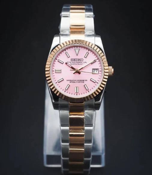 Seiko Datejust Pink Two Tone