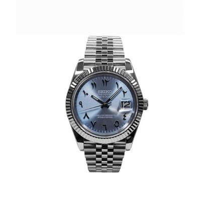 Seiko Datejust Ice Blue Arabic Dial