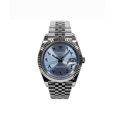 Seiko Datejust Ice Blue Arabic Dial