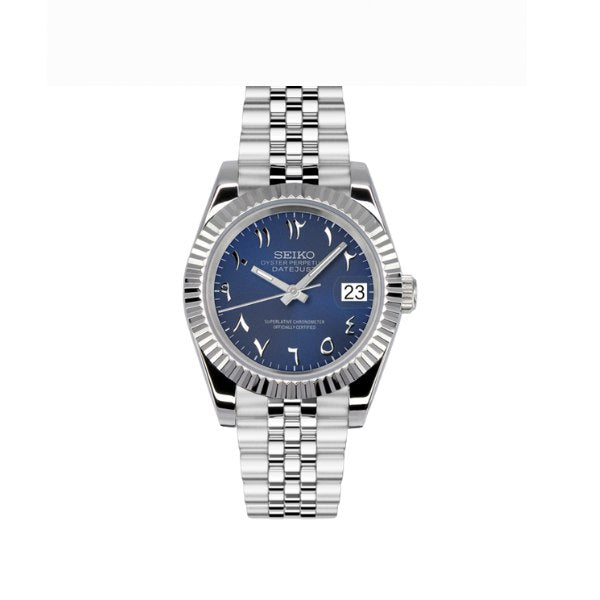 Seiko Datejust Blue Arabic Dial
