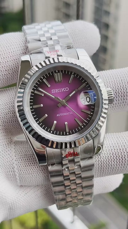 Seiko Datejust Purple Dial