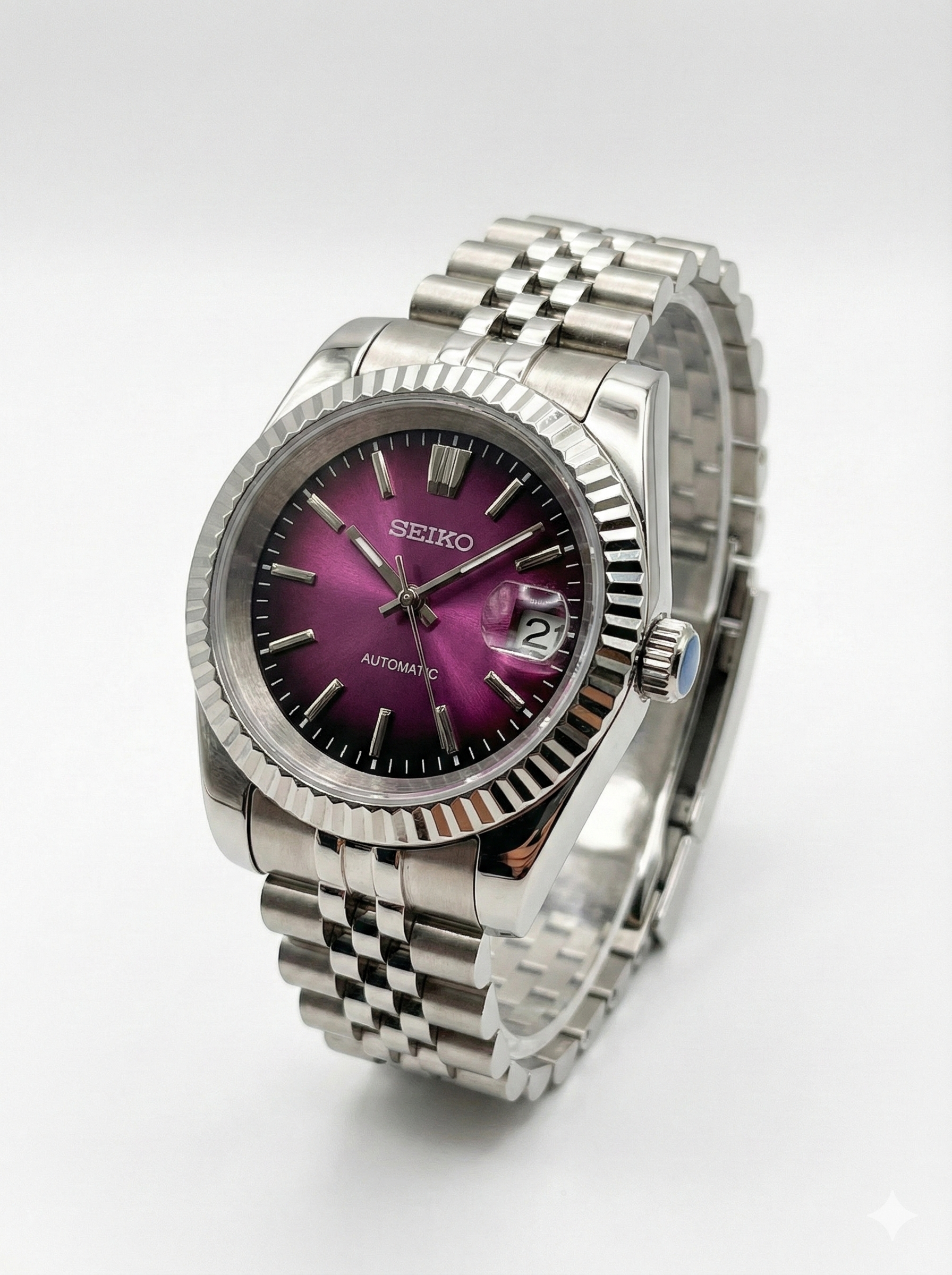 Seiko Datejust Purple Dial
