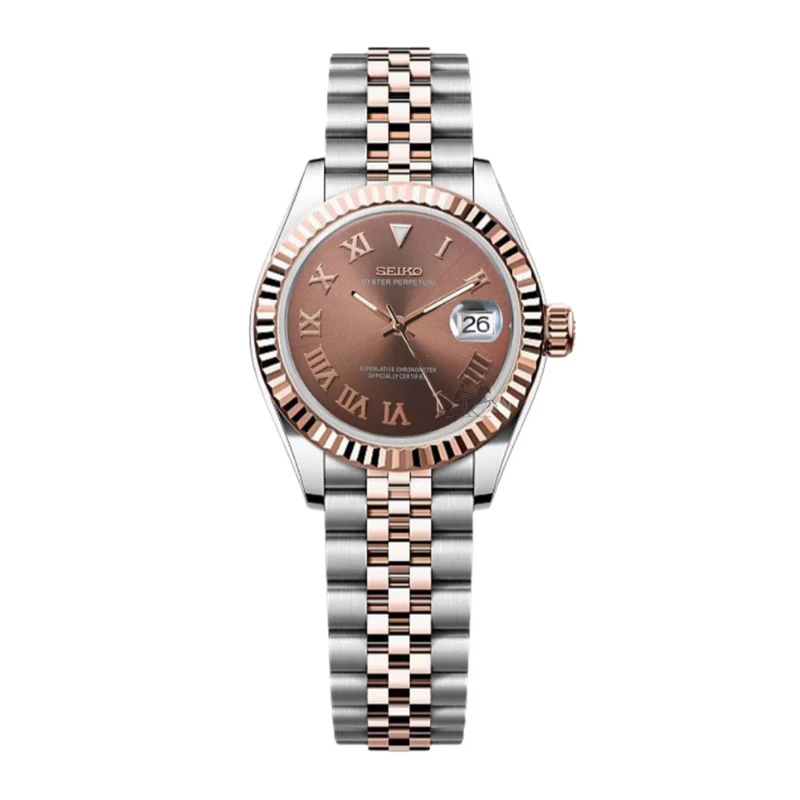 Seiko Datejust Chocolate Roman Dial