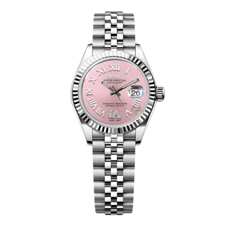 Seiko Datejust Royal Pink Roman Dial