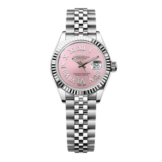 Seiko Datejust Royal Pink Roman Dial