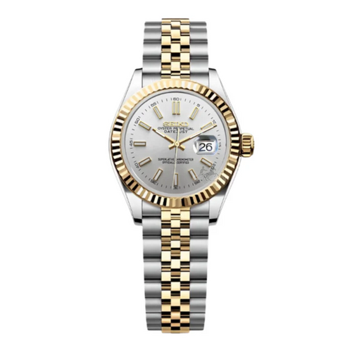 Seiko Datejust Silver Gold Dial
